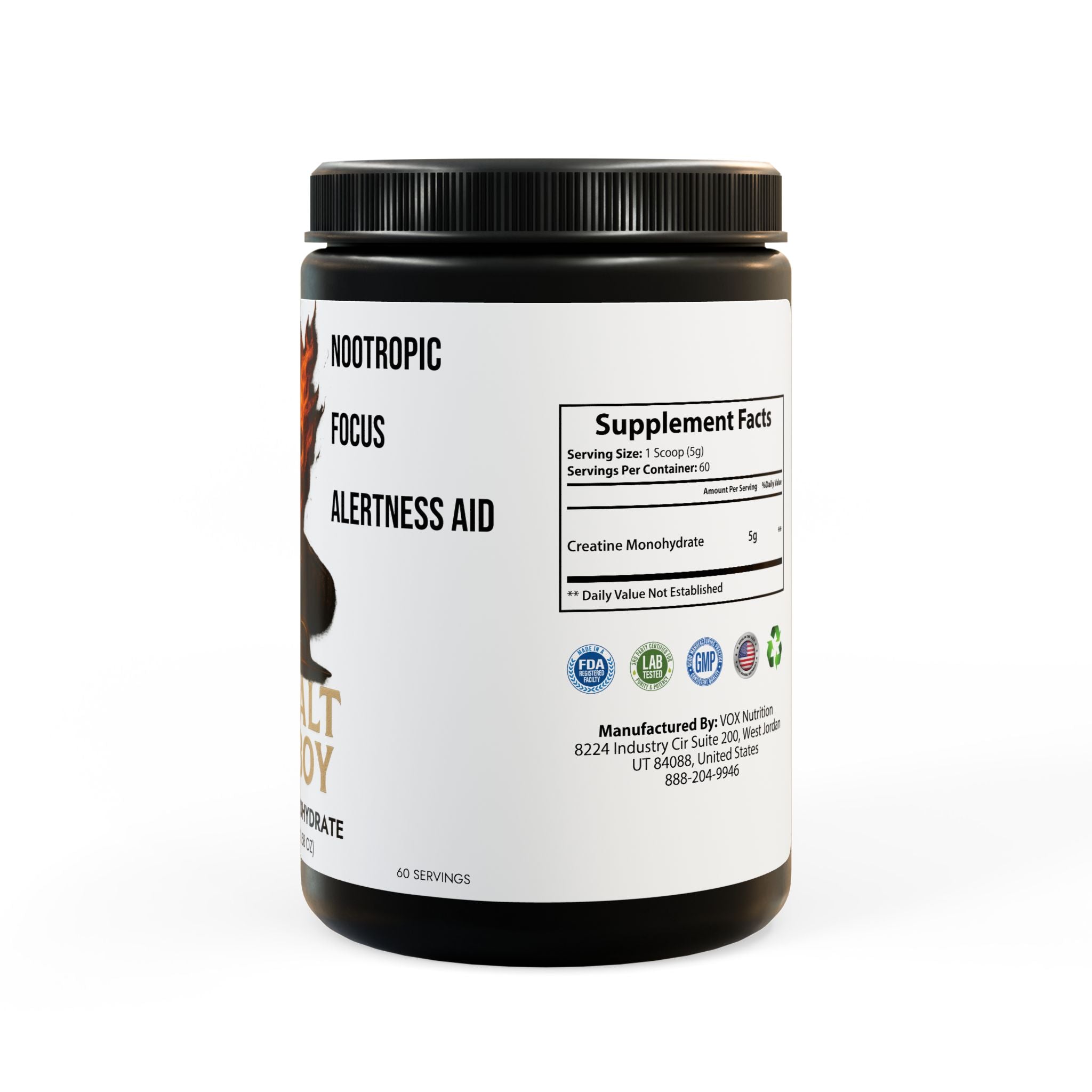 Creatine Monohydrate Supplement (300g, 10.58oz)