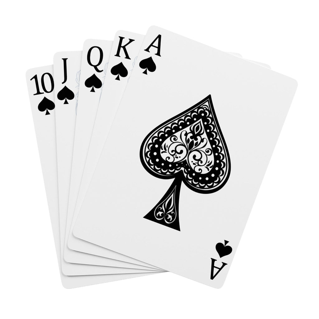 Poker Playing Cards — Asphalt Cowboy Trucker Deck