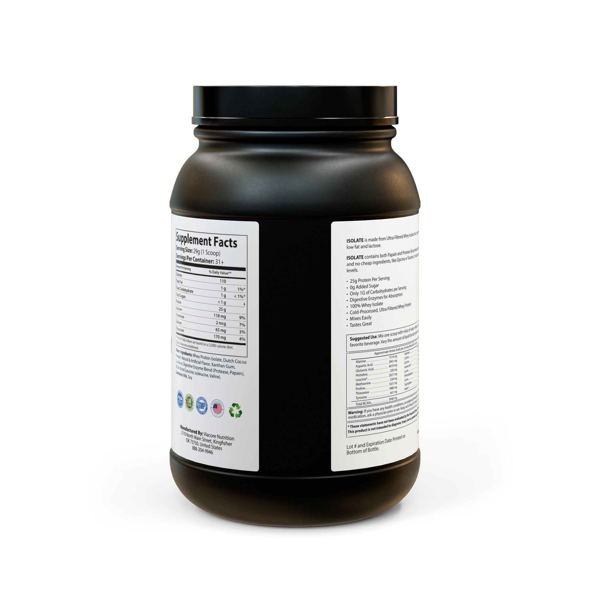 Mike Marker Muscle. Whey Isolate Protein (907g, 2lb)
