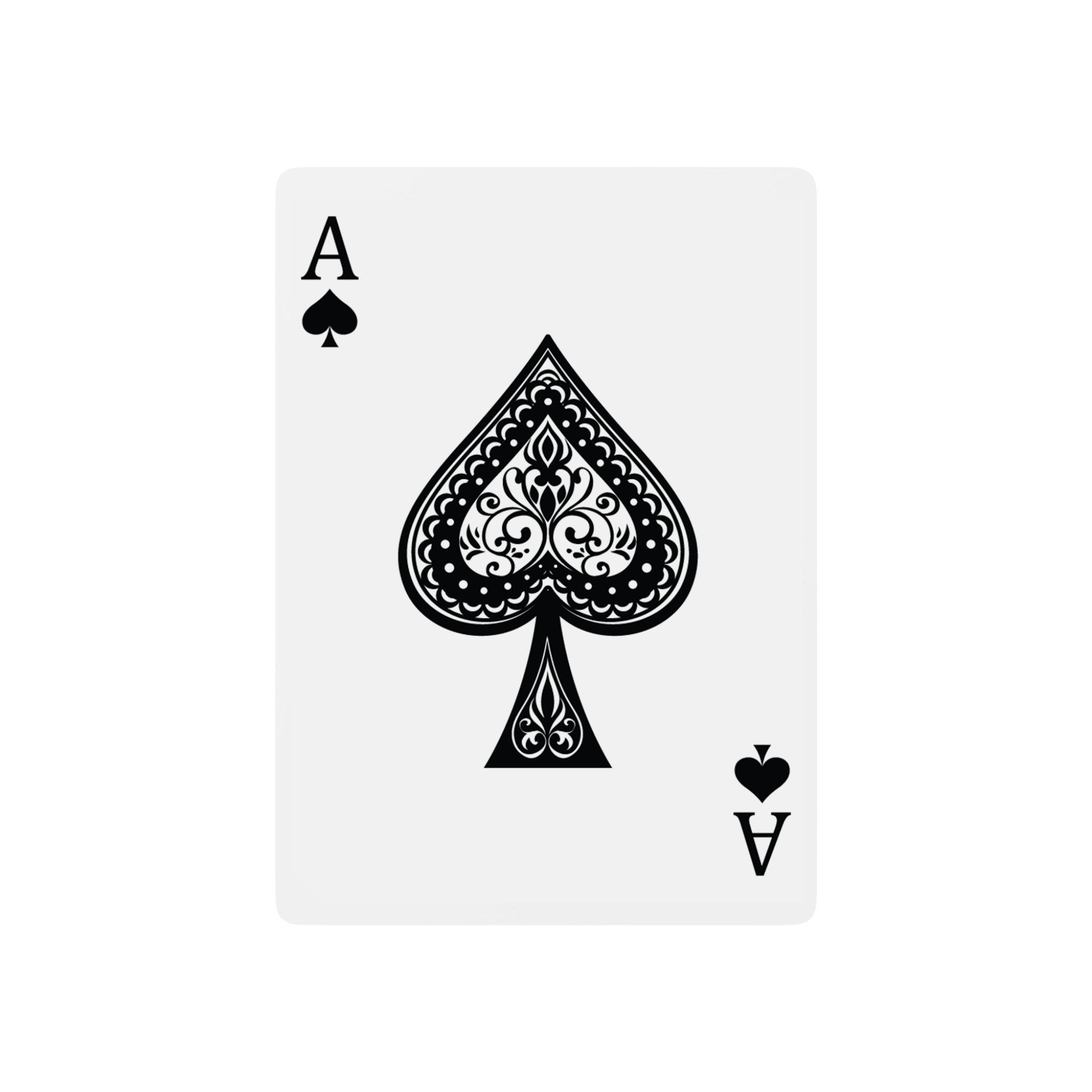 Poker Playing Cards — Asphalt Cowboy Trucker Deck