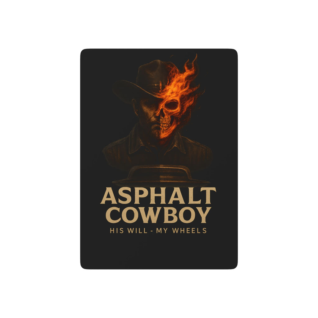 Poker Playing Cards — Asphalt Cowboy Trucker Deck