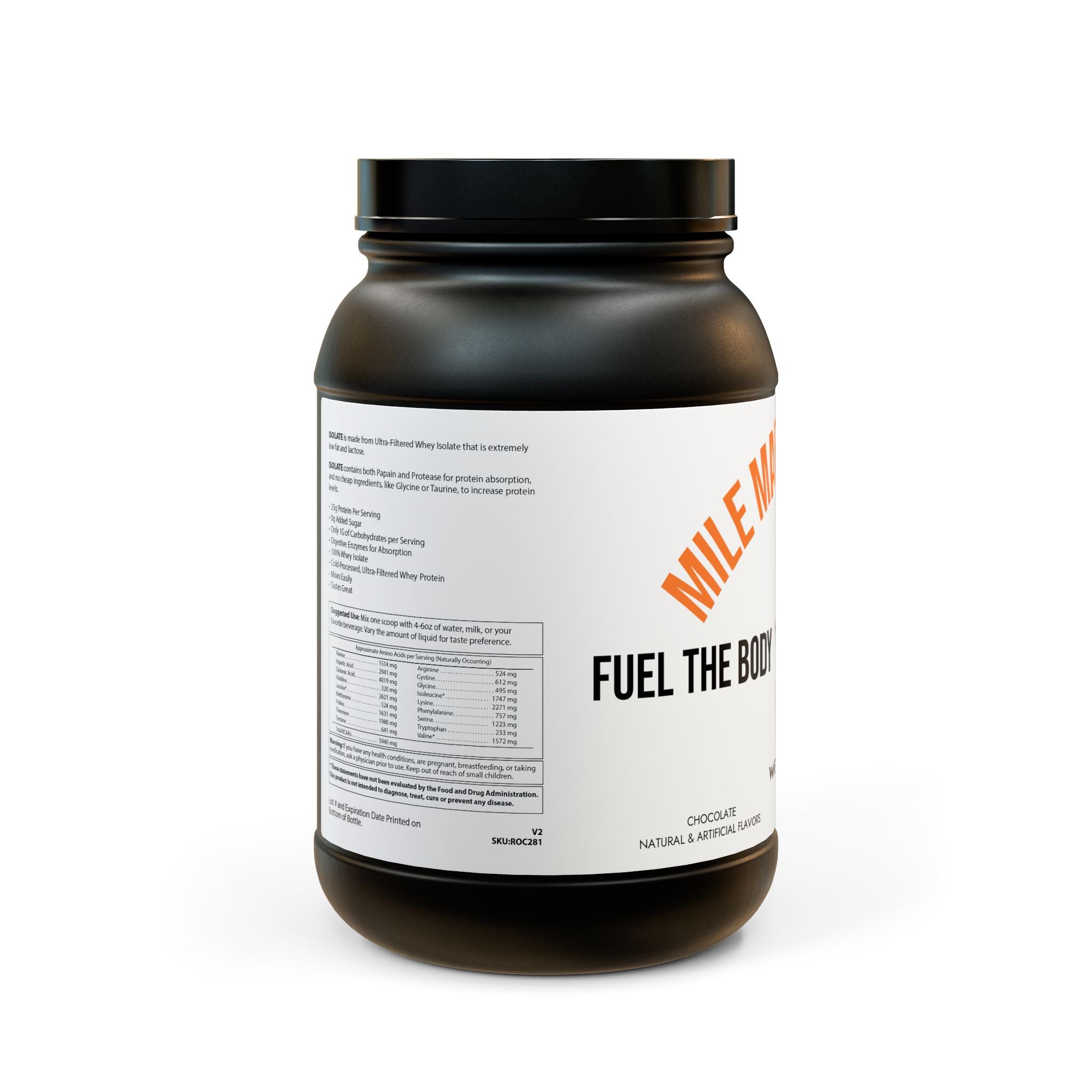 Mike Marker Muscle. Whey Isolate Protein (907g, 2lb)