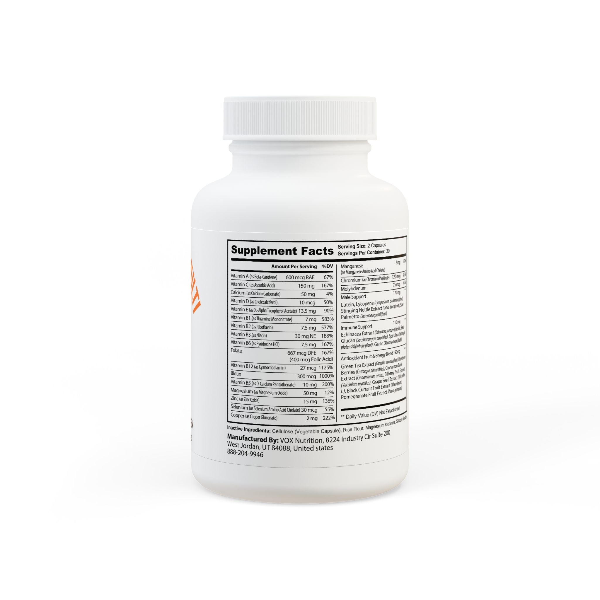 Mile Marker Multi. Multivitamin for Men (60 Capsules)